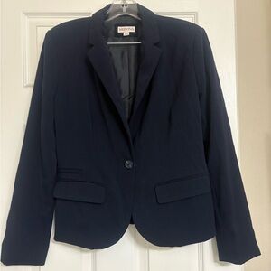 Merona Women's Dark Blue Suit Jacket Size 6